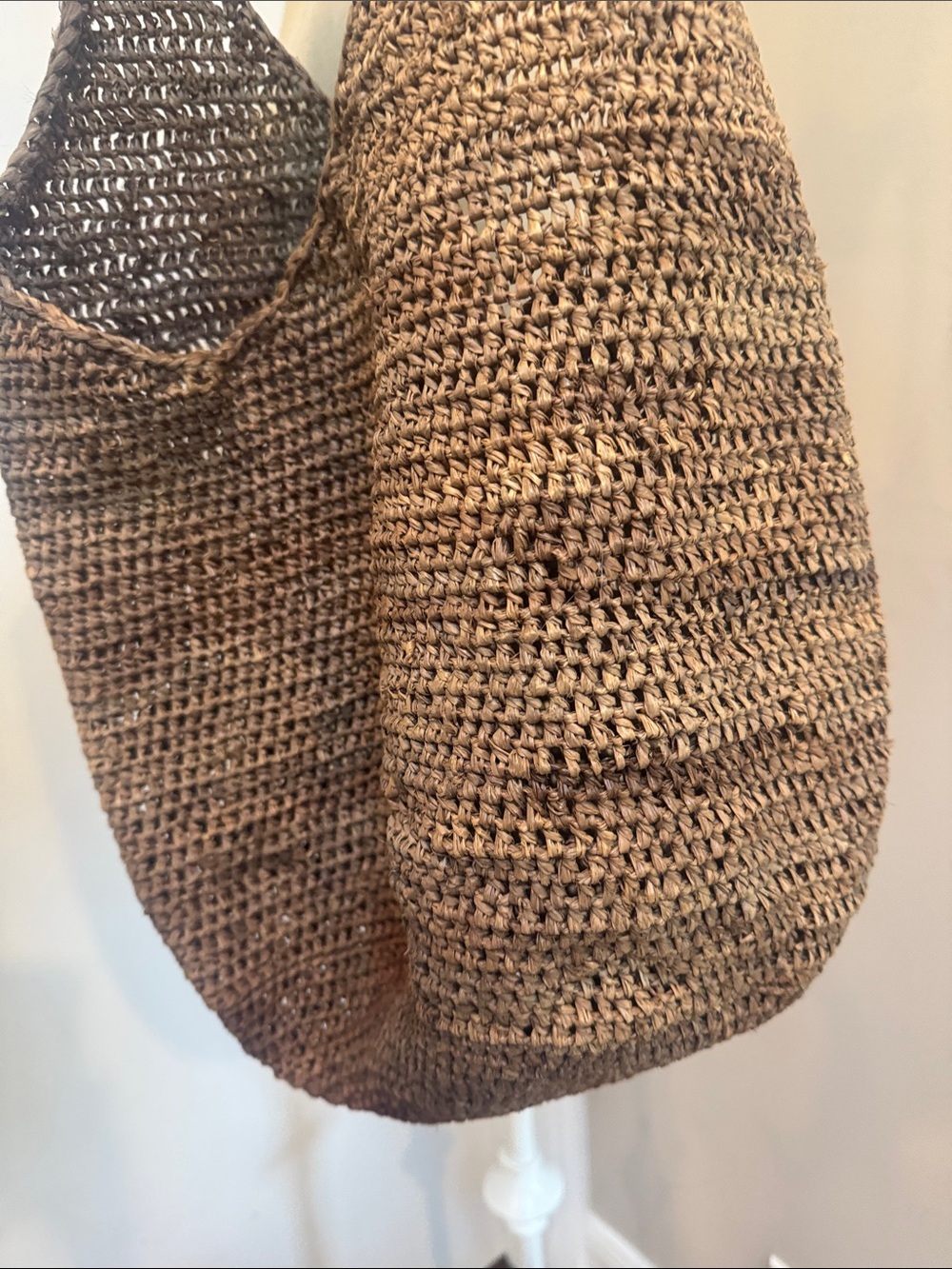 Helen Kaminski Raffia Chrochet  Sac Shoulder Tote Bag - Picture 5 of 6